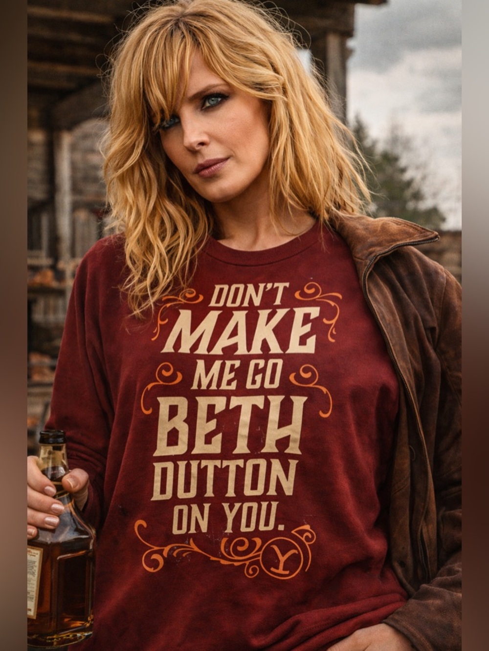 Beth Dutton attitude sweatshirt polyester XL